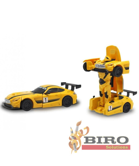 Mașină RASTAR Die cast 1:32 Mercedes-Benz GT3 Transformable car, galbenă, 61363